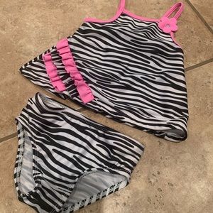 Baby girl size 24 months tankini bathing suit